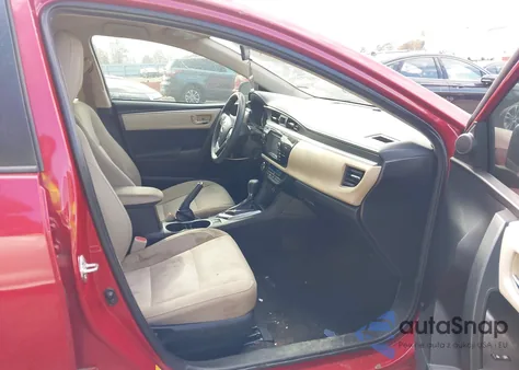 2015 Toyota Corolla Le from USA, damaged, VIN 2T1BURHE0FC424942